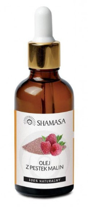 Натуральна олія насіння малини, холодного віджиму - Shamasa — фото N1