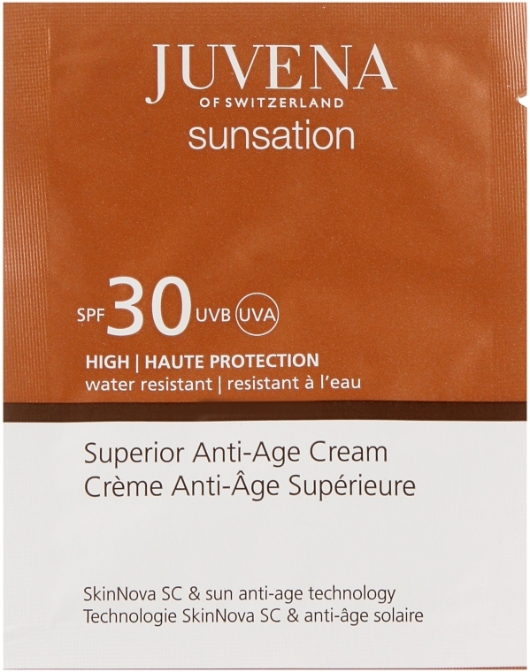 Антивіковий крем для обличчя  - Juvena Superior Anti-Age Cream SPF30 (пробник)