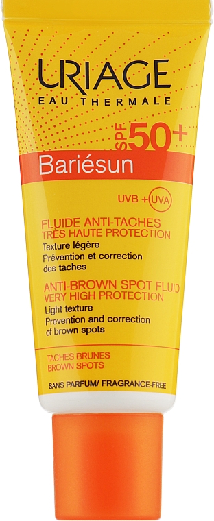 Эмульсия против пигментных пятен - Uriage Bariesun SPF50+ Anti-Brown Spot Fluid  — фото N2