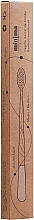 Бамбуковая зубная щетка средняя, белая - Minima Organics Bamboo Toothbrush Medium — фото N2