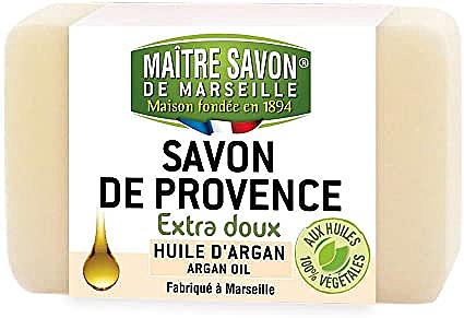 Мило "Арганова олія" - Maitre Savon De Marseille Savon De Provence Argan Oil Soap Bar — фото N1