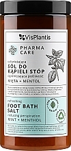 Духи, Парфюмерия, косметика Соль для ног "Мята + ментол" - Vis Plantis Pharma Care Foot Bath Salt