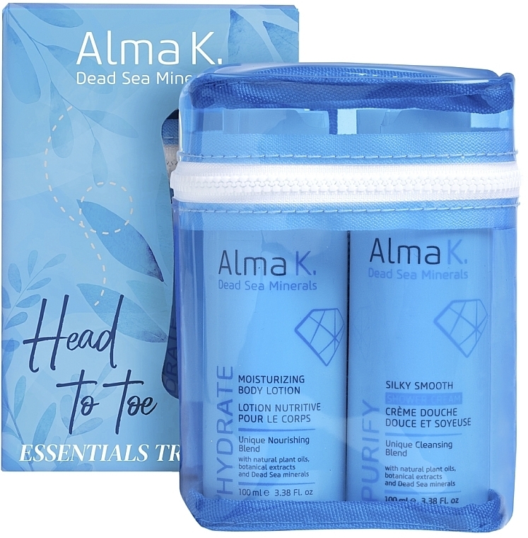 Набор - Alma K. Head To Toe (b/lot/100 ml + sh/cr/100 ml + shampoo/100 ml + cond/100 ml) — фото N2
