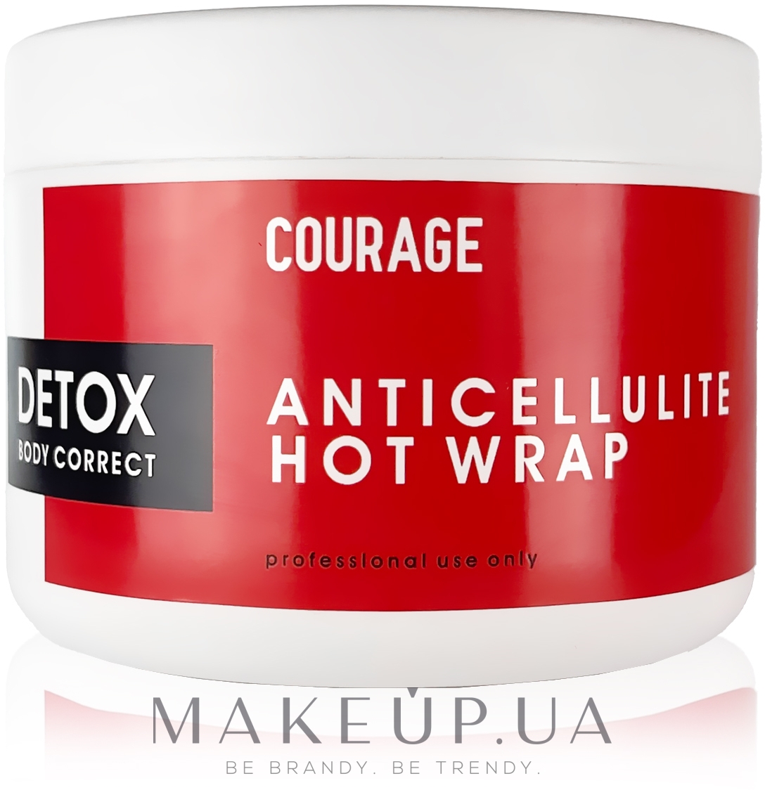 Антицеллюлитное обертывание - Courage Hot Anticellulite Wrap Body Correct — фото 300ml