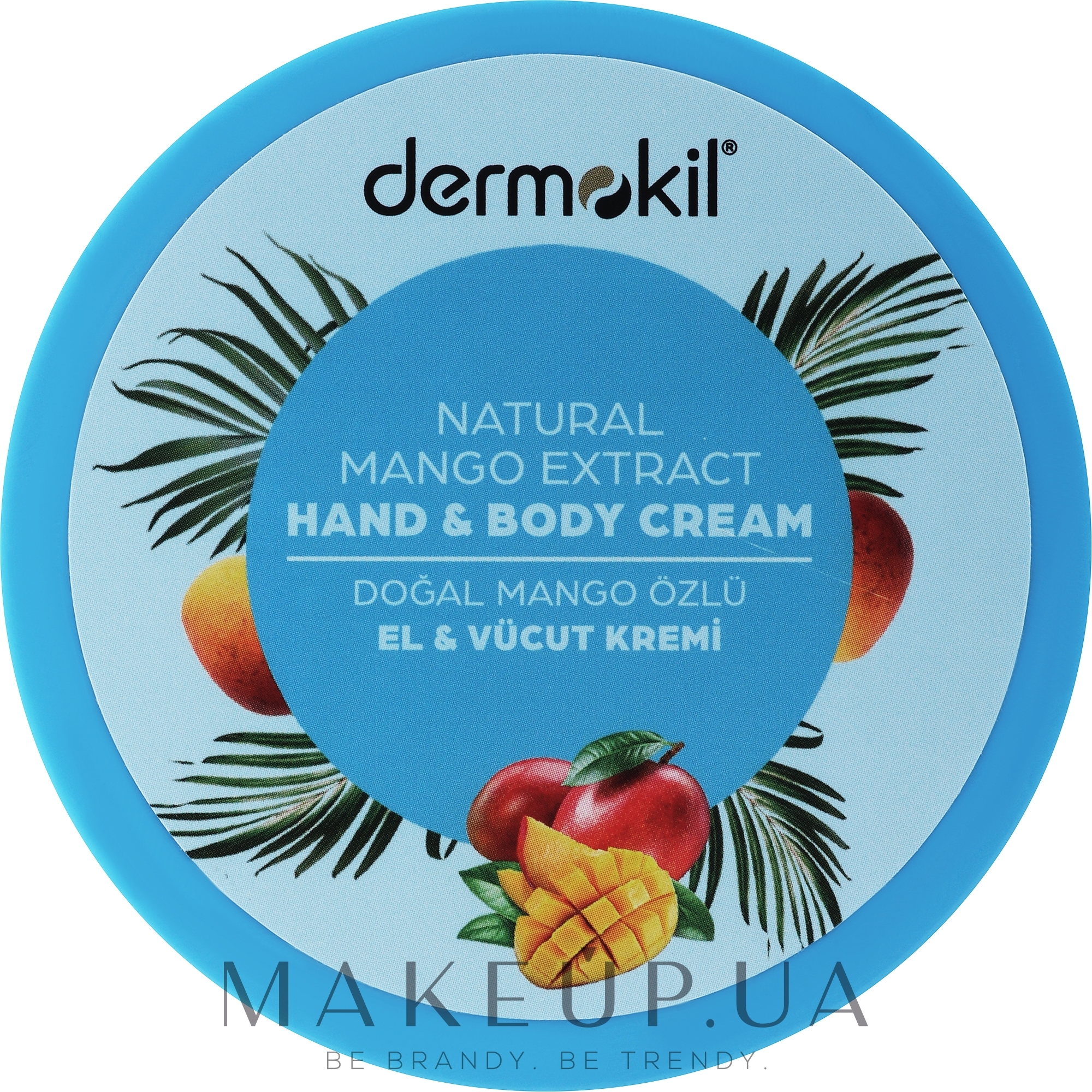 Крем для рук і тіла з екстрактом манго - Dermokil Hand & Body Cream With Mango Extract — фото 250ml
