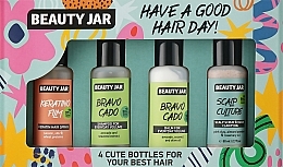 Парфумерія, косметика Набір - Beauty Jar Have A Good Hair Day (h/shm/80ml + h/balm/80ml + h/spray/80ml + h/mask/90ml)