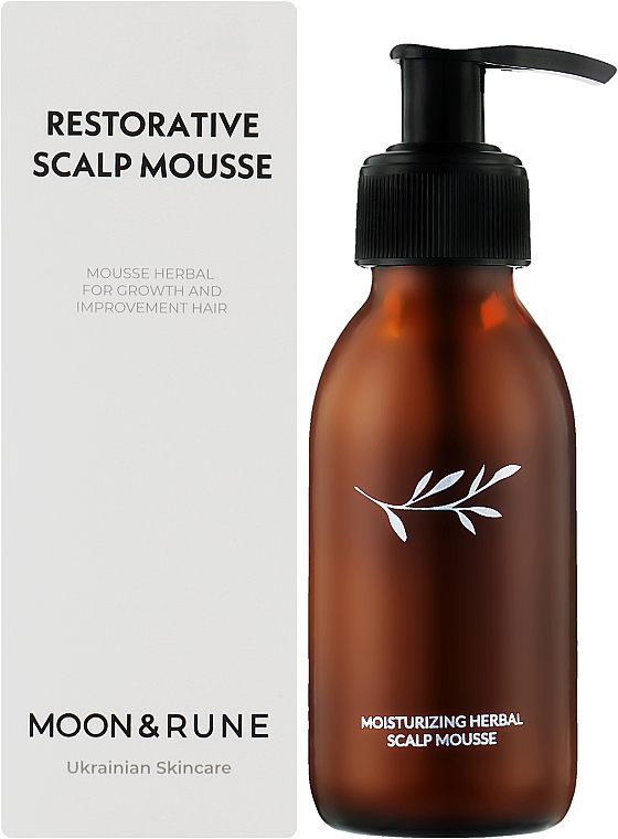 Мусс "Herbal" для роста и укрепления волос - Moon&Rune Scalp Mousse — фото N4