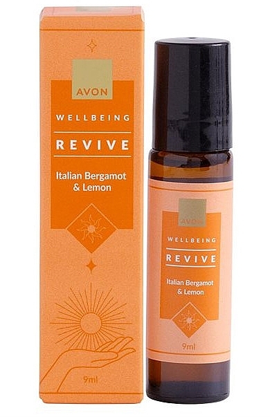 Роликова ефірна олія "Італійський бергамот і лимон" - Avon Wellbeing Revive Italian Bergamot & Lemon — фото N1