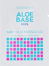 Духи, Парфюмерия, косметика Детское Массажное Масло - Bioearth Aloebase Kids Baby Massage Oil With Aloe (Пробник)