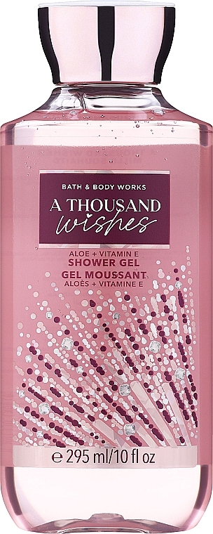 Bath & Body Works A Thousand Wishes 2020 Aloe + Vitamin E Shower Gel - Гель для душа — фото N1