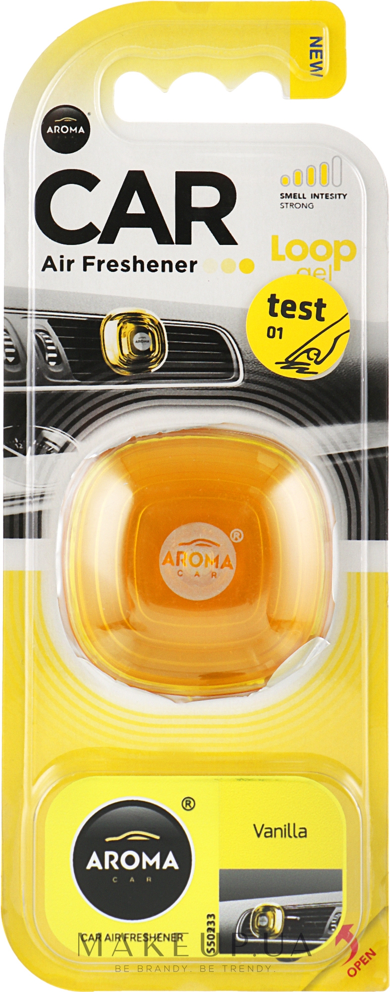 Ароматизатор гелевий "Vanilla" для автомобіля - Aroma Car Loop — фото 9g