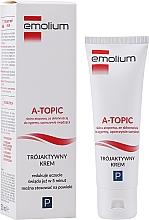 Крем тройного действия для атопической, склонной к экземе кожи лица - Emolium A-topic Cream — фото N2