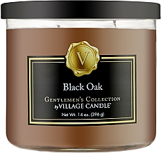 Парфумерія, косметика Ароматична свічка "Чорний дуб" - Village Candle Gentlemens Collection Black Oak