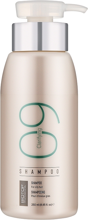 Шампунь для жирных волос - Biotop 09 Clarifying Shampoo — фото N1