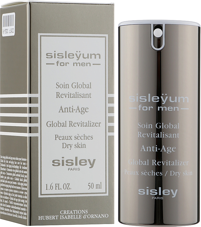 Мужской крем для лица - Sisley Sisleyum For Men Anti-Age Global Revitalizer Dry Skin — фото N2