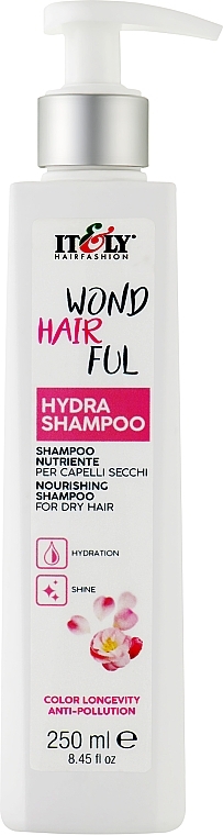 Питательный шампунь для волос - Itely Hairfashion WondHairFul Hydra Shampoo — фото N1