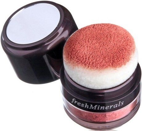 Минеральные рассыпчатые румяна с пуховкой - FreshMinerals Mineral Blush Puff