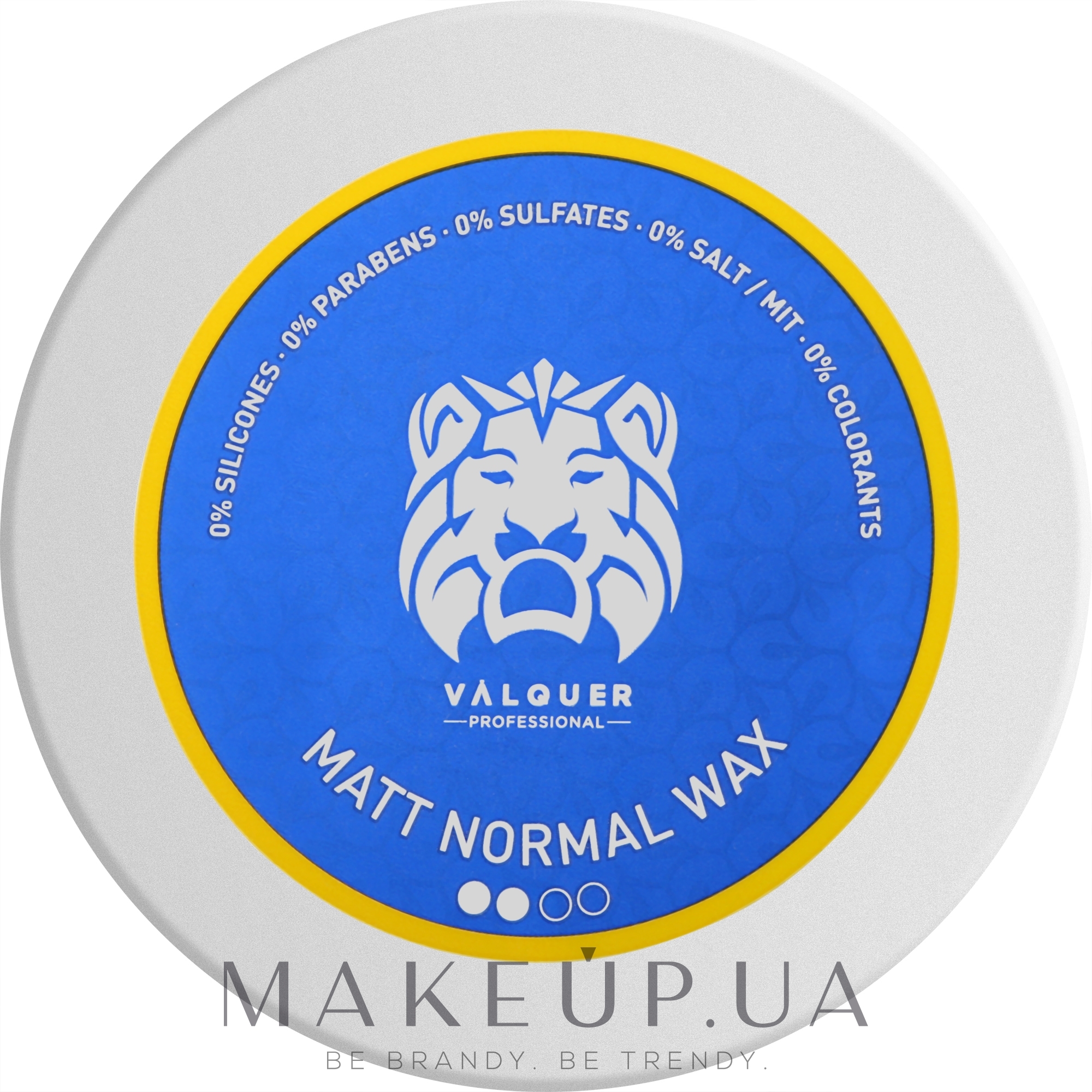 Воск матовый для волос средней фиксации - Valquer Matt Normal Wax — фото 100ml