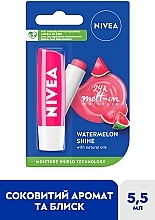 УЦЕНКА Бальзам для губ "Арбузное сияние" - NIVEA Watermelon Shine * — фото N2