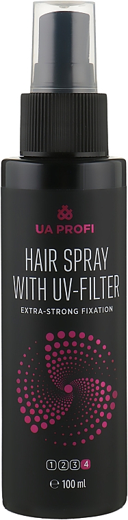Лак для волос сверхсильной фиксации с UV-фильтром - Ua Profi 