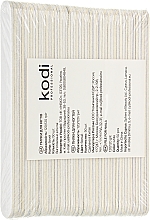 Набор пилок для ногтей 120/120, белый - Kodi Professional  — фото N1