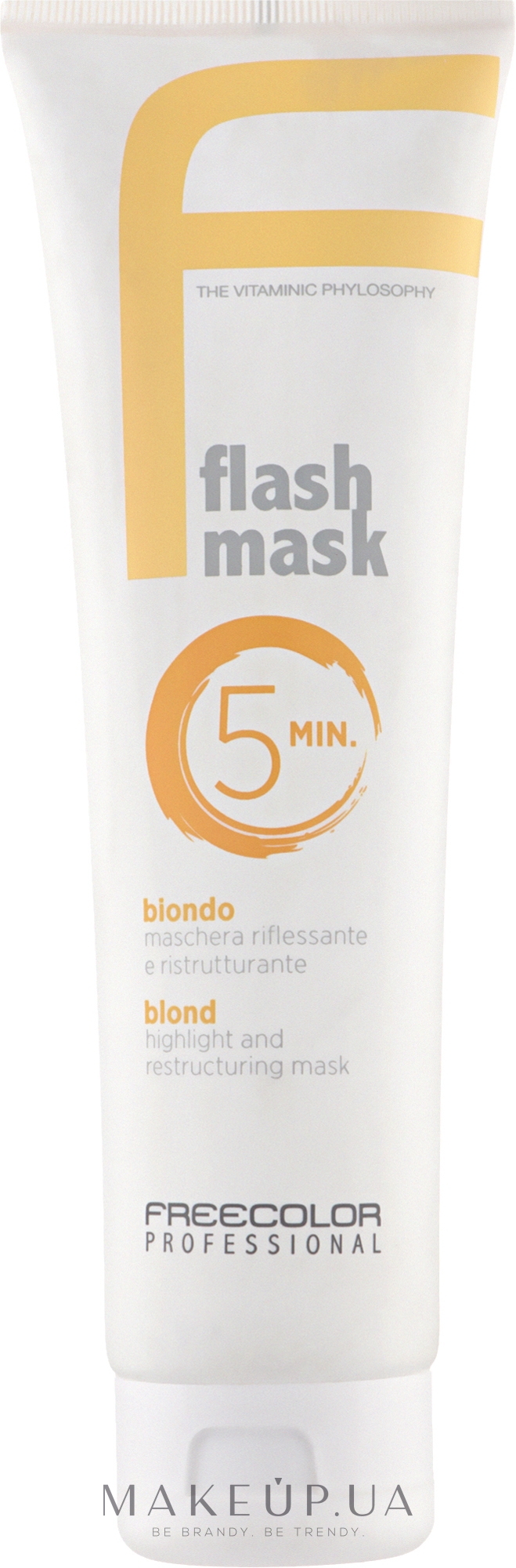 Тонирующая маска для волос - Oyster Cosmetics Freecolor Professional Flash Mask — фото Blond