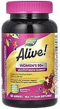 Харчова добавка "Мультивітаміни для жінок 50+" - Nature's Way Alive! Womens 50+ Multi Gummy — фото N1