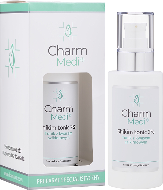 Тоник для лица с шикимовой кислотой - Charmine Rose Charm Medi Shikim Tonic 2% — фото N2