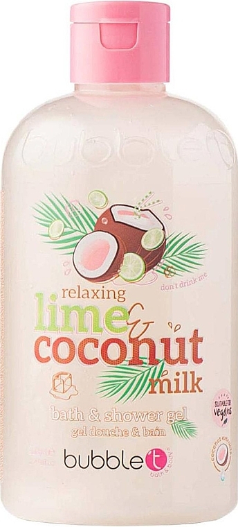 Гель для душу - Bubble T Bath & Shower Gel Coconut & Lime — фото N1