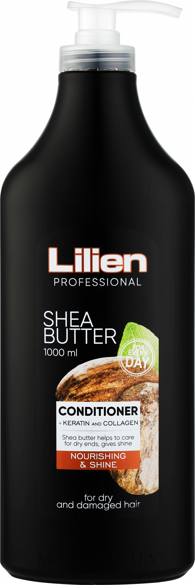 Кондиционер для сухих и поврежденных волос - Lilien Shea Butter Conditioner — фото 1000ml