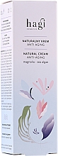 Парфумерія, косметика Натуральний крем для обличчя - Hagi Natural Face Cream Anti-aging