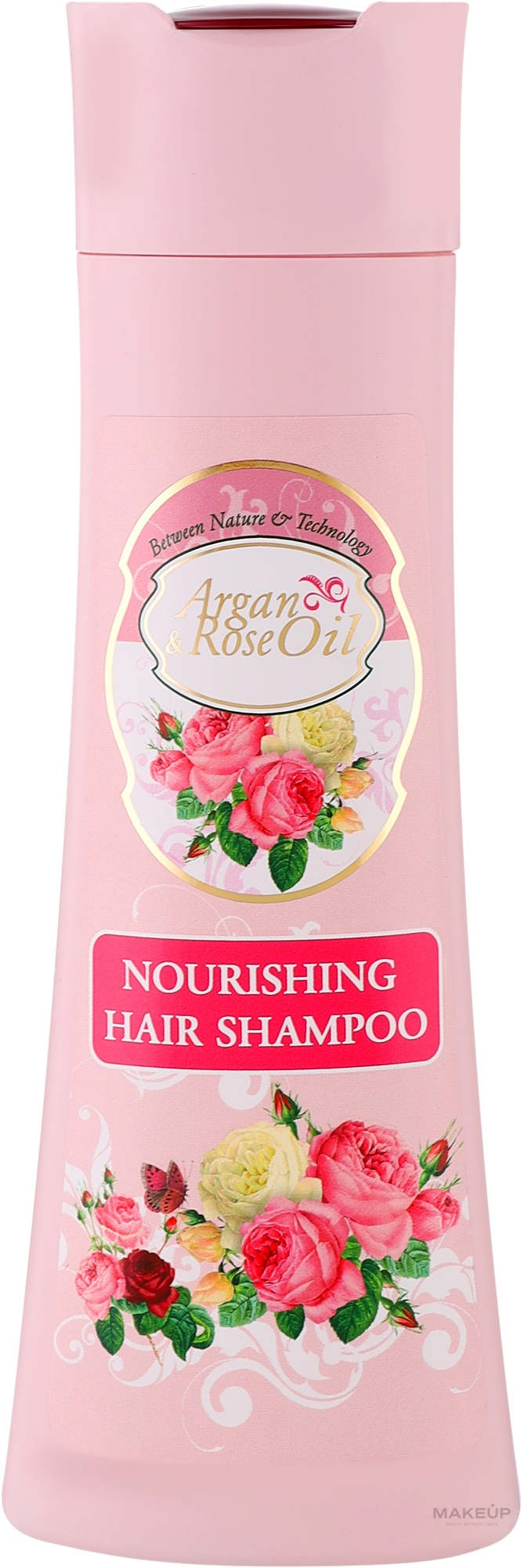 Живильний шампунь для волосся "Аргана й троянда" - Ventoni Cosmetics Argan & Rose Oil — фото 250ml