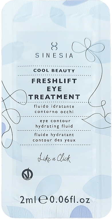 Флюид для области вокруг глаз - Sinesia Cool Beauty Freshlift Eye Treatment (пробник) — фото N1