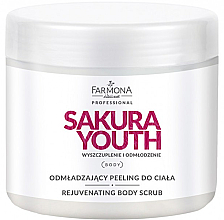 Духи, Парфюмерия, косметика Антицелюлитный омолаживающий скраб - Farmona Professional Sakura Youth Rejuvenating Body Scrub