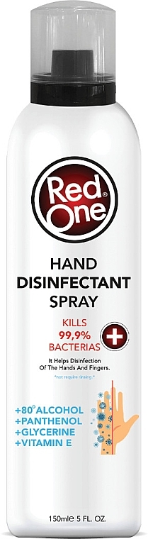 Спрей для дезінфекції рук - RedOne Hand Disinfectant Spray — фото N1