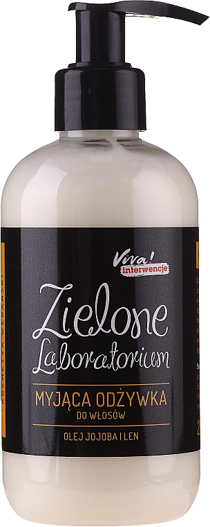 Кондиционер для волос "Масло жожоба и лен" - Zielone Laboratorium — фото N1