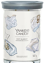 Ароматична свічка у склянці "Soft Blanket", 2 ґноти - Yankee Candle Singnature — фото N1