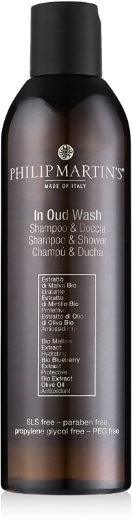 Шампунь-гель для душу - Philip martin's In Oud Wash Shampoo — фото N2