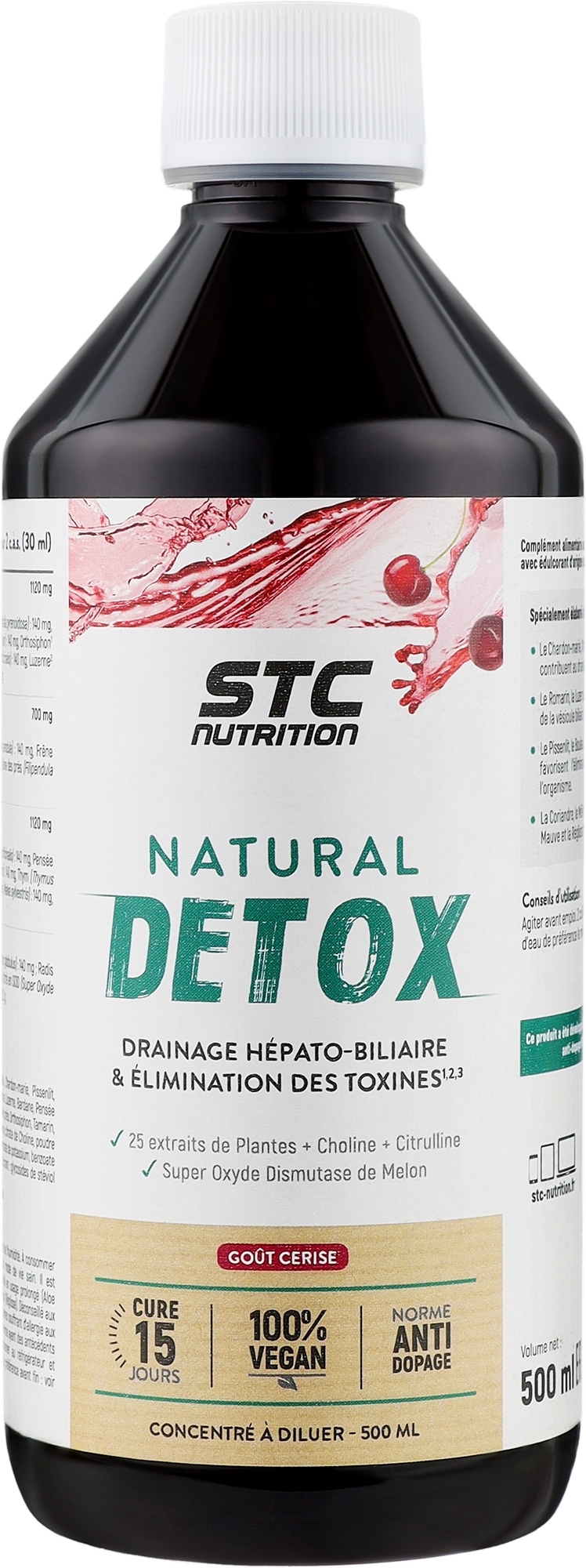 Пищевая добавка "Натурал детокс" - STC Nutrition Natural Detox — фото 500ml