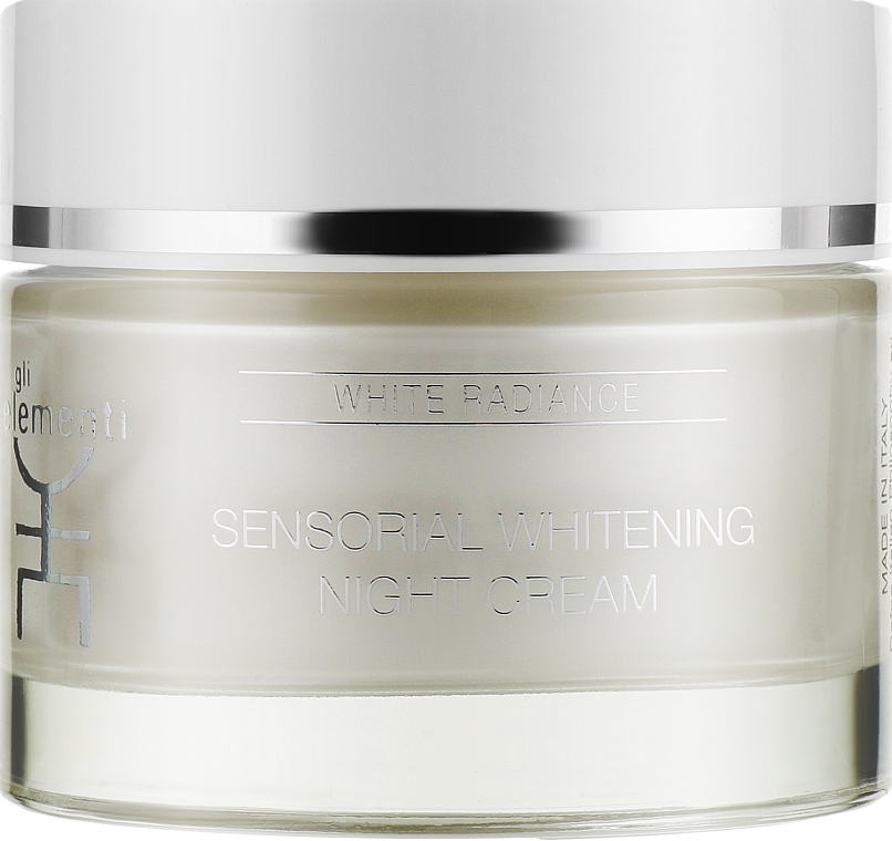 Нічний крем для обличчя - Gli Elementi White Radiance Sensorial Whitening Night Cream — фото N1