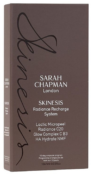 Ампулы для лица, 10 дней - Sarah Chapman Skinesis Radiance Recharge System — фото N1