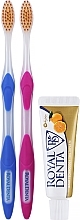 Духи, Парфюмерия, косметика Набор - Royal Denta Travel Kit Jeju (toothbrush/2pcs + toothpaste/20g)