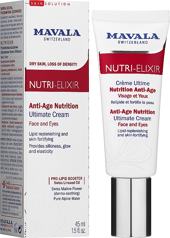 Антивозрастной крем-бустер для лица и области вокруг глаз - Mavala Nutri-Elixir Anti-AgeNutrition Ultimate Cream — фото N2