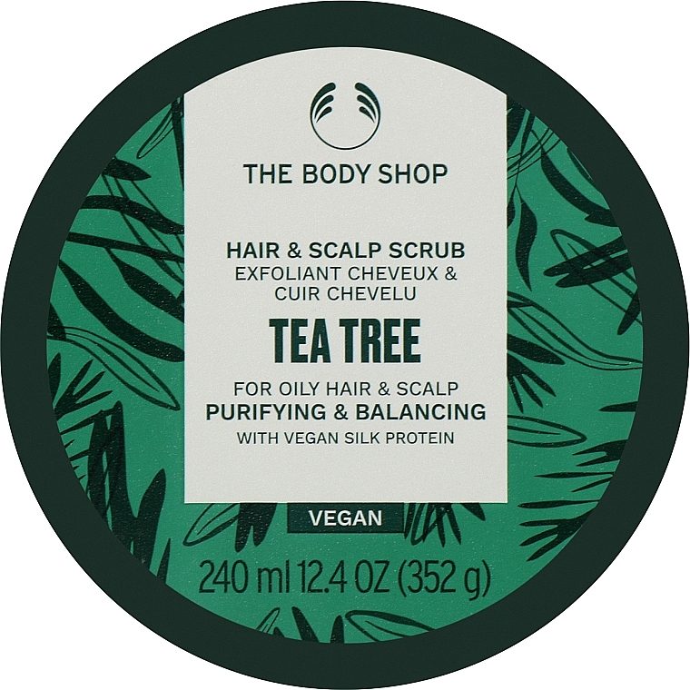 Скраб для волосся і шкіри голови "Чайне дерево" - The Body Shop Tea Tree Purifying & Balancing Hair & Scalp Scrub — фото N3