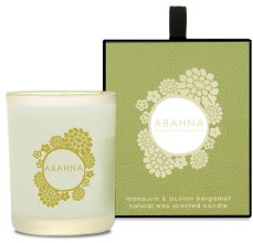 Парфумерія, косметика Ароматична свічка - Abahna Mandarin & Sicilian Bergamot Candle