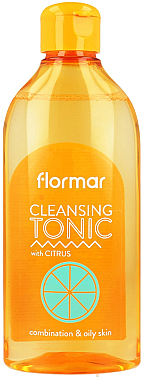Очищувальний тонік для обличчя "Цитрус" - Flormar Cleasing Tonic Citrus — фото N1