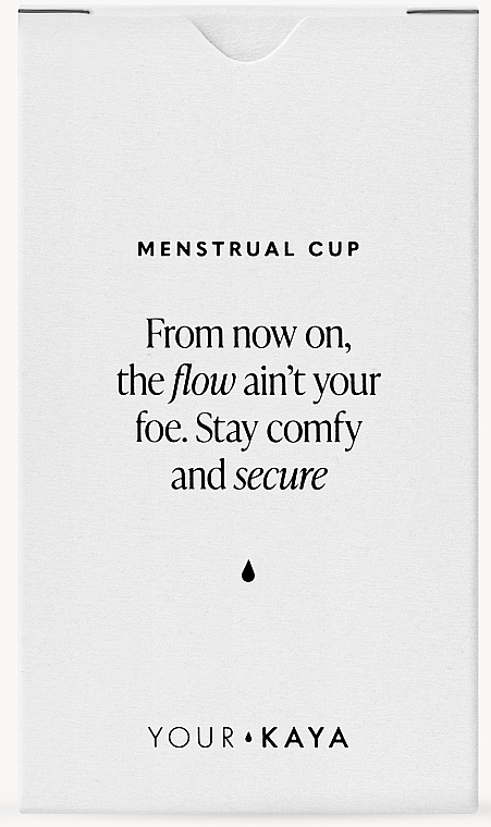 Менструальная чаша, regular - Your Kaya Menstrual Cup — фото N3