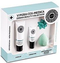 Набор - Vipera Cos-Medica Derma Beauty Collection Set (foundation/25ml + concealer/8ml + sponge) — фото N1