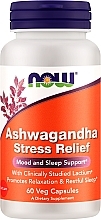 Харчова добавка "Ashwagandha Stress Relief" - Now Foods Ashwagandha Stress Relief — фото N1