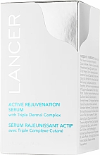 Омолоджувальна сироватка для обличчя - Lancer Active Rejuvenation Serum with Triple Dermal Complex — фото N3